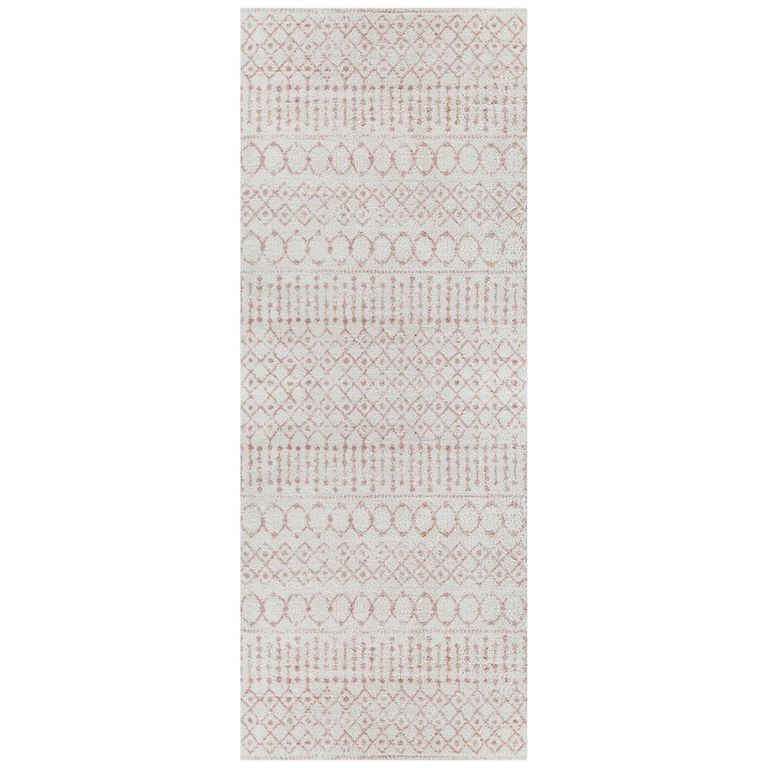 Aliyah Runner - Boho Shaggy - ALH2301 - Pink - 80cm x 220cm