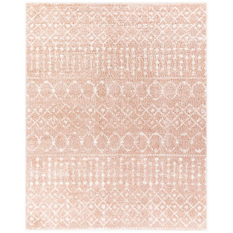 Aliyah Rug - Boho Shaggy - ALH2300 - Pink - Sizes Available