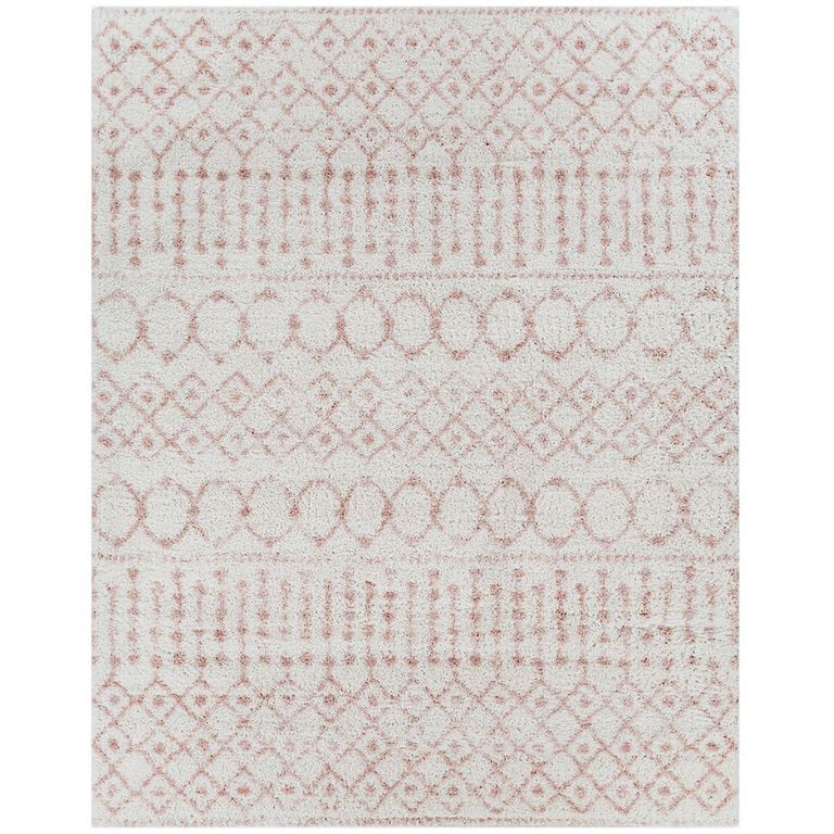 Aliyah Rug - Boho Shaggy - ALH2301 - Pink - Sizes Available