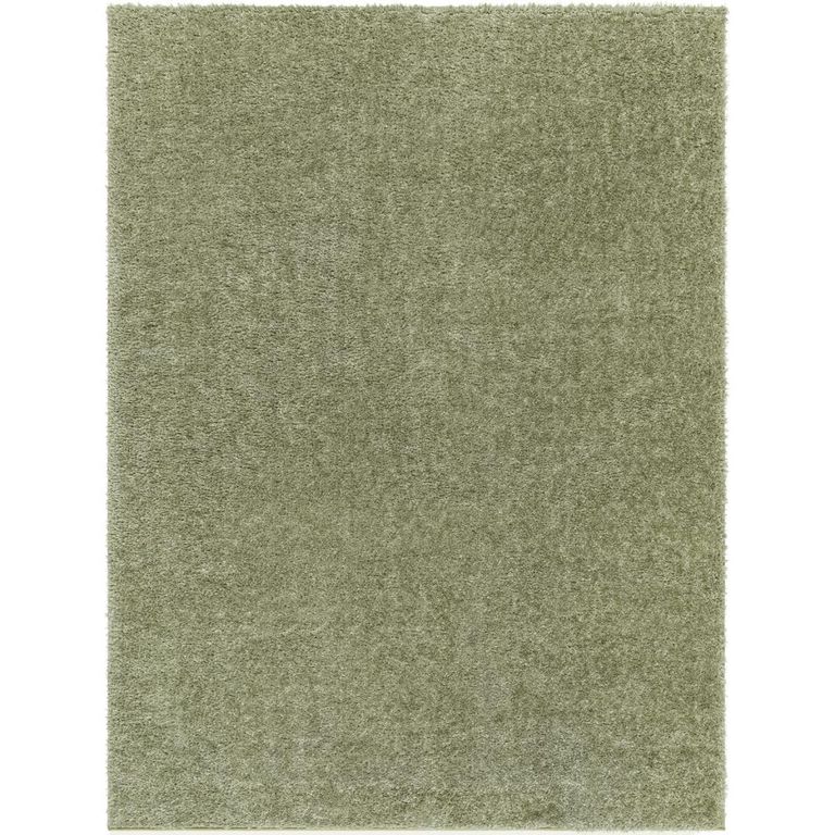Cloudy Rug - High Pile Shaggy - Green - 140cm x 200cm