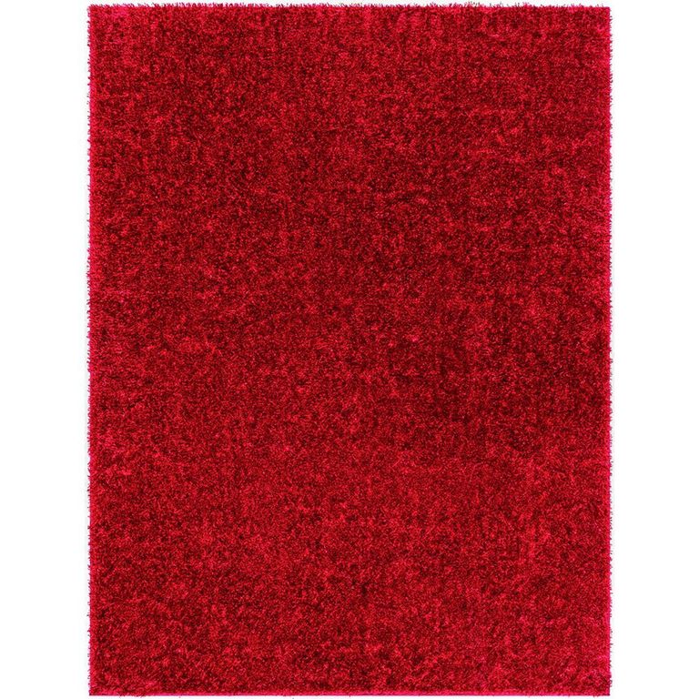 Cloudy Rug - High Pile Shaggy - Red - Sizes Available