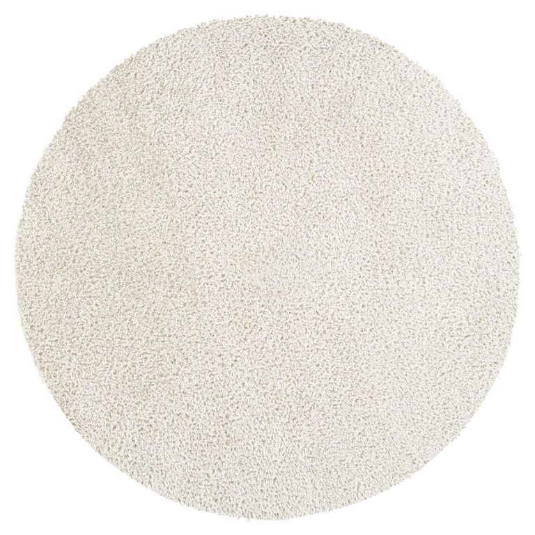 Cloudy Round Rug - High Pile Shaggy - CDG2301 - Beige - Sizes Available