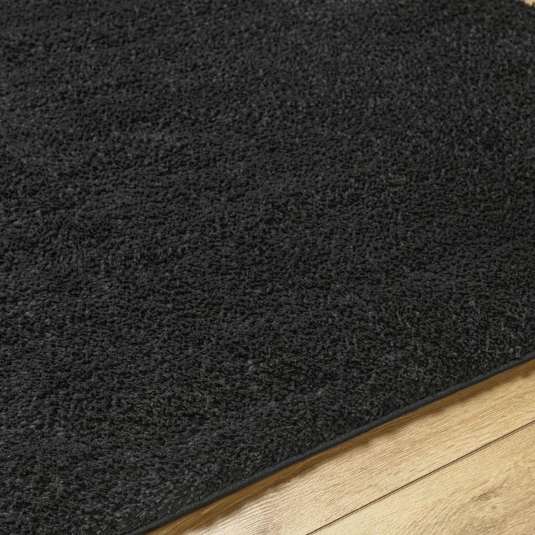 Cloudy Rug - High Pile Shaggy - Black - Sizes Available