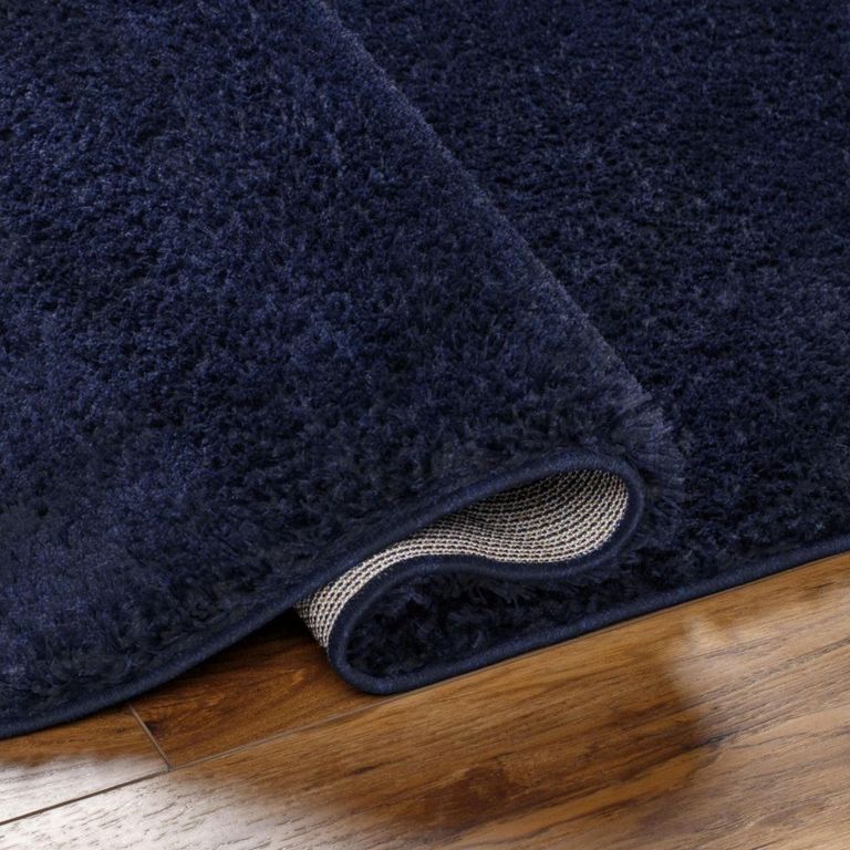 Cloudy Rug - High Pile Shaggy - CDG2326 - Blue - Sizes Available