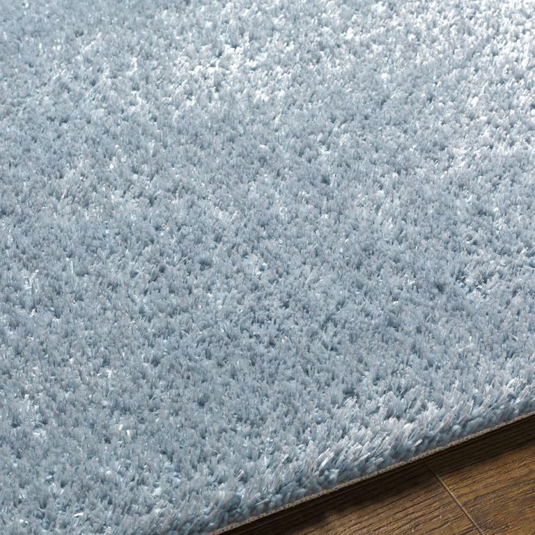 Cloudy Rug - High Pile Shaggy - CDG2305 - Blue - Sizes Available