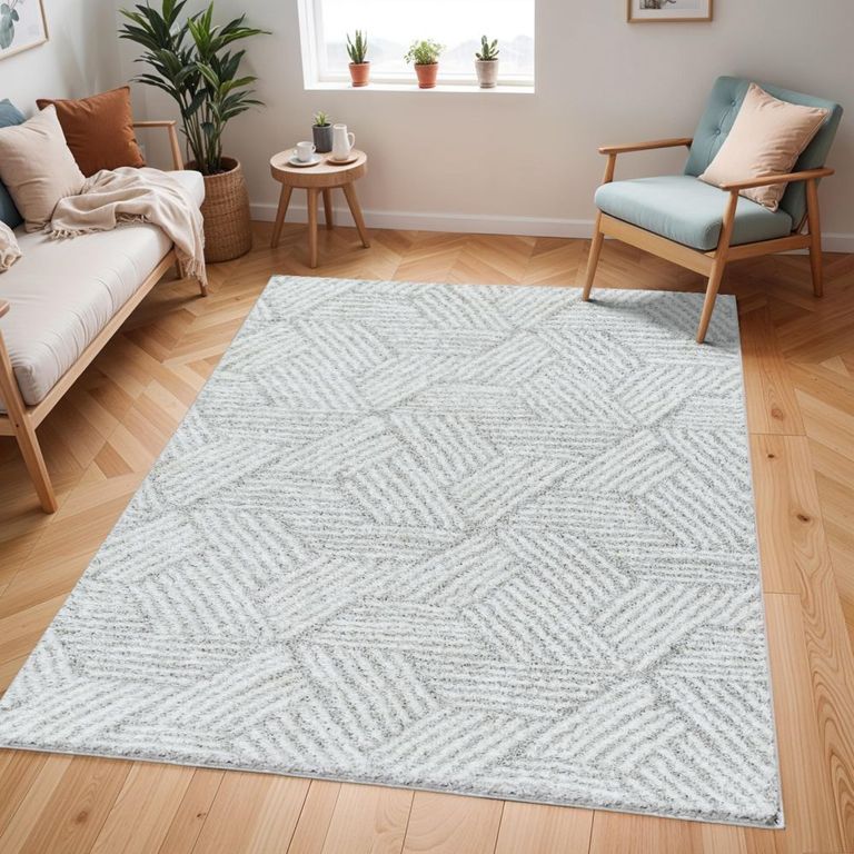 Cloudy Rug - High Pile Shaggy - CDG2320 - Grey - Sizes Available