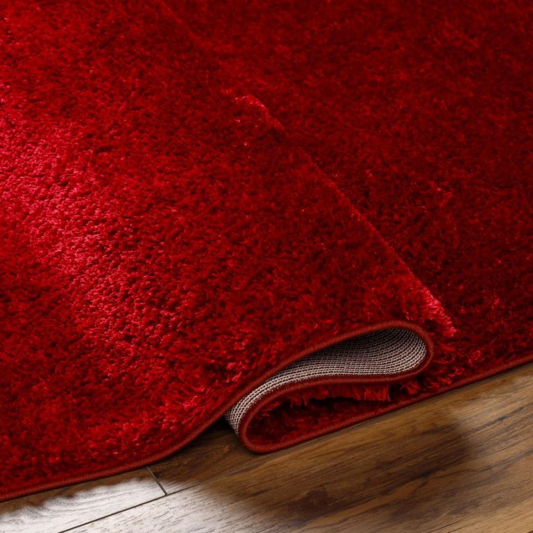 Cloudy Rug - High Pile Shaggy - Red - Sizes Available