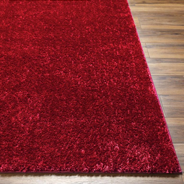 Cloudy Rug - High Pile Shaggy - Red - Sizes Available