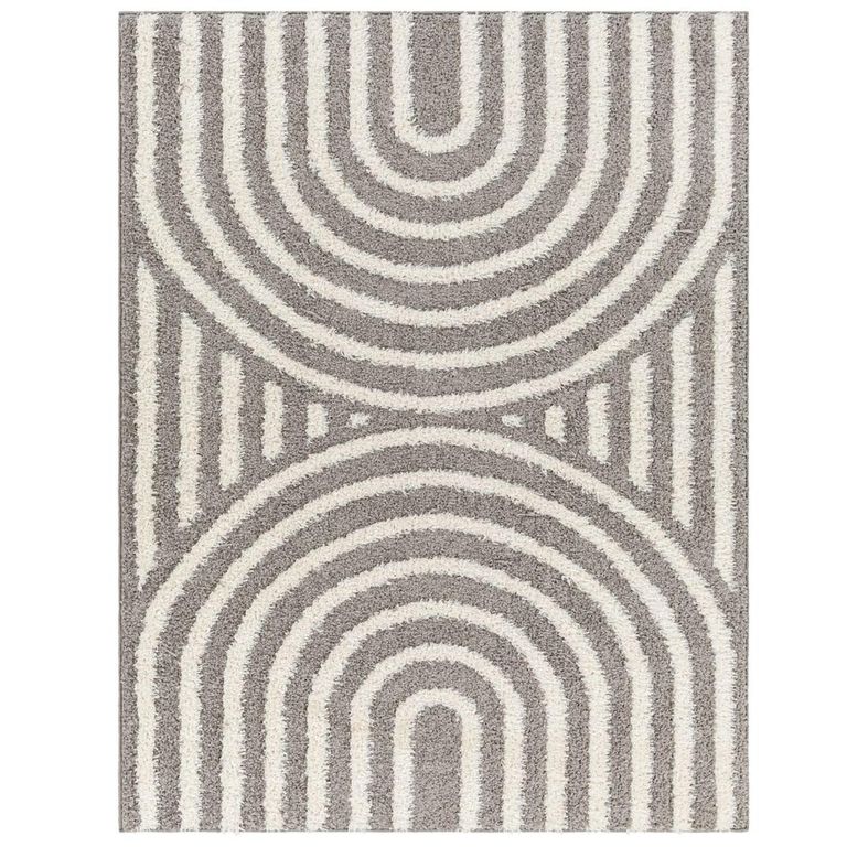 Rodos Rug - Modern Shaggy - Charcoal - Sizes Available