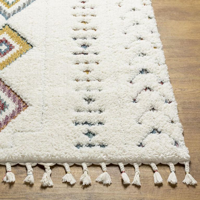 Lofty Rug - Shaggy Modern Boho Plush Pile - LOF2303 - Ivory - Sizes Available