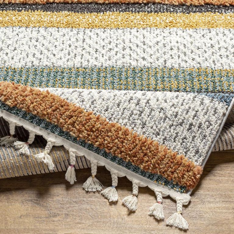Lofty Rug - Shaggy Modern Boho Plush Pile - Cream - Sizes Available