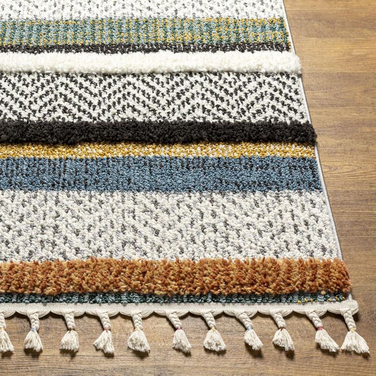 Lofty Rug - Shaggy Modern Boho Plush Pile - Cream - Sizes Available