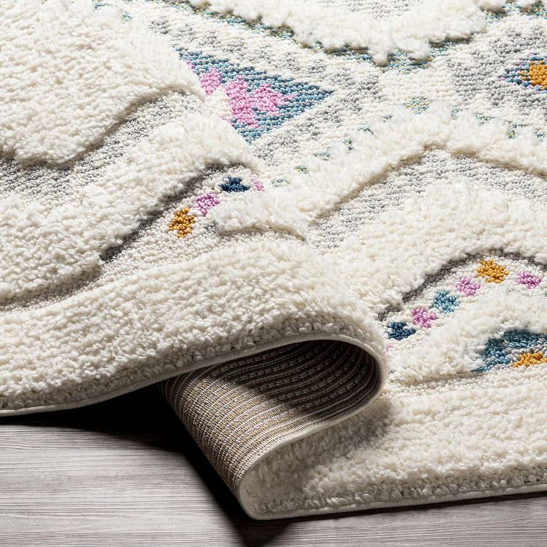 Lofty Rug - Shaggy Modern Boho Plush Pile - Ivory - Sizes Available