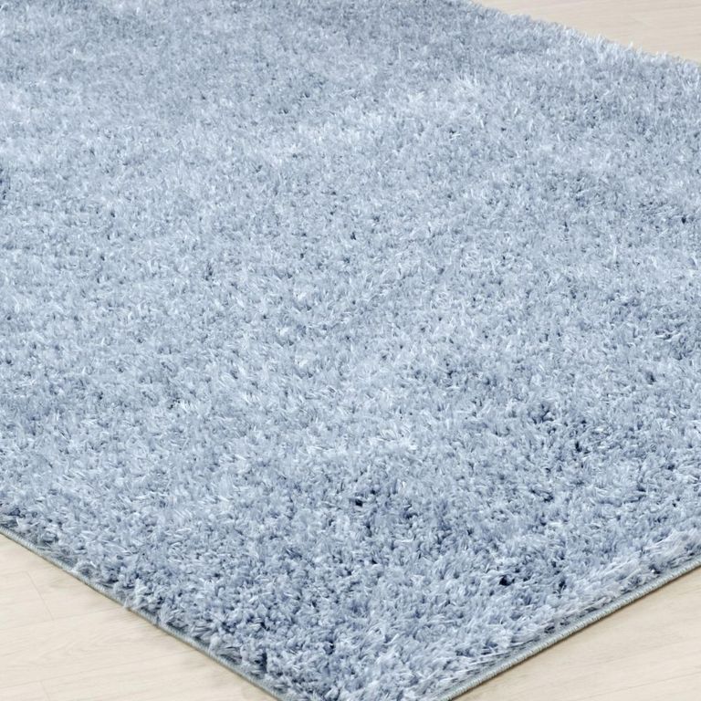 Moda Rug - High Pile Shaggy - Blue - Sizes Available