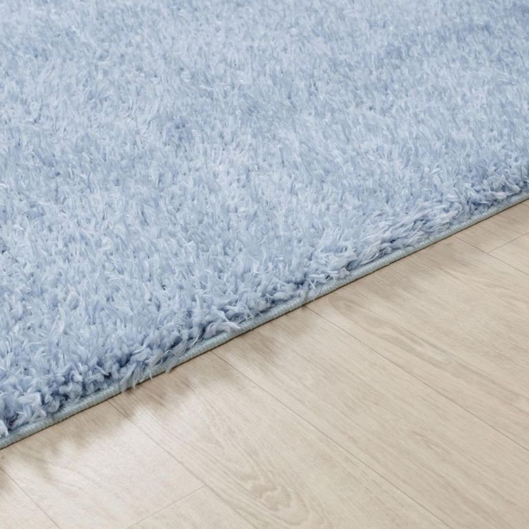 Moda Rug - High Pile Shaggy - Blue - Sizes Available