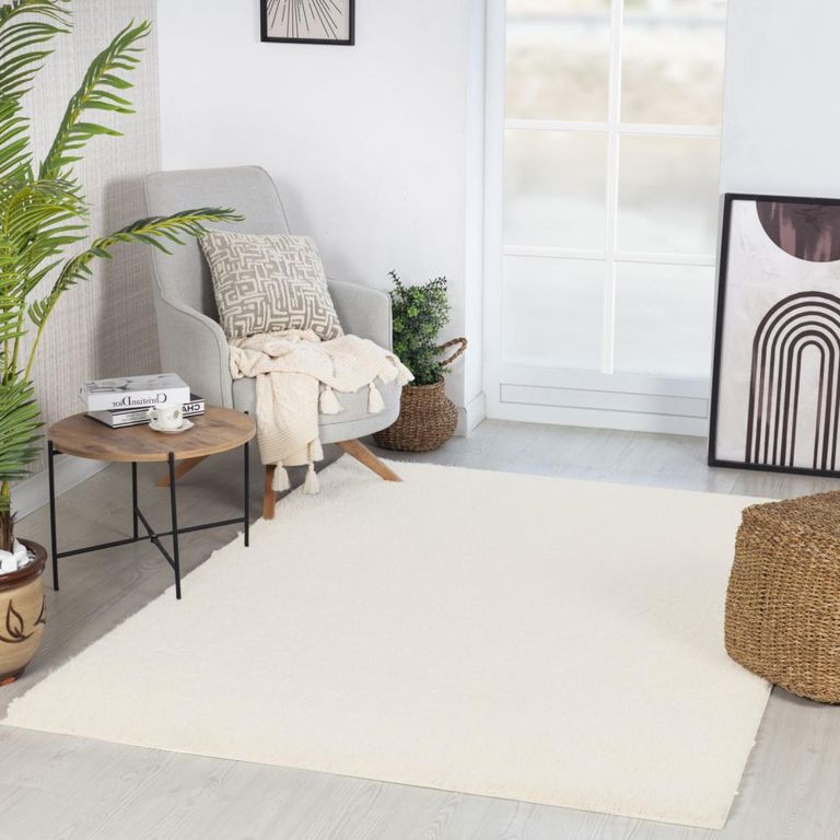 Moda Rug - High Pile Shaggy - Cream - Sizes Available