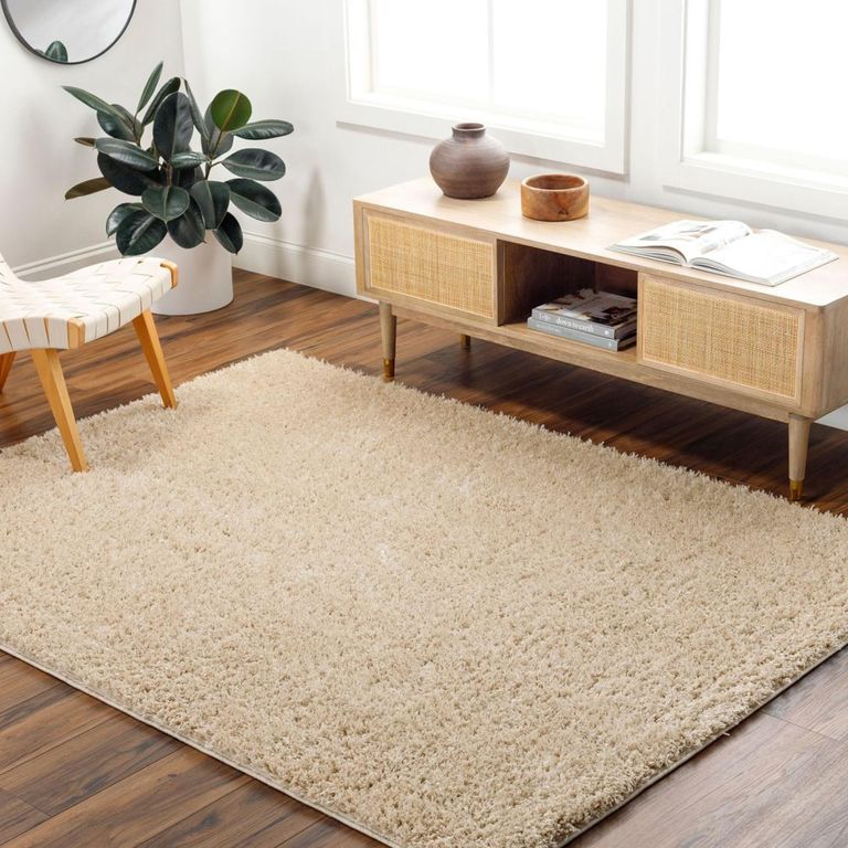 Moda Rug - High Pile Shaggy - Beige - Sizes Available