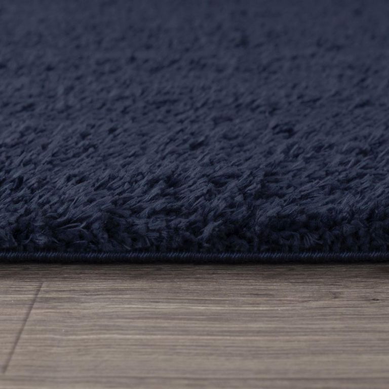 Moda Rug - High Pile Shaggy - Dark Blue - Sizes Available