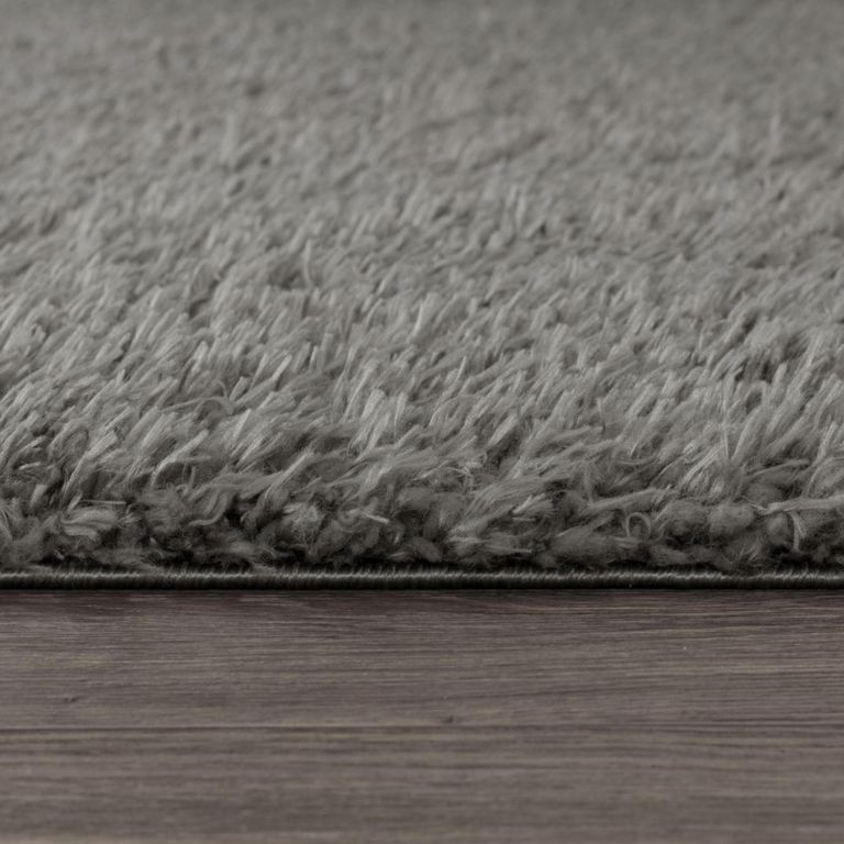 Moda Rug - High Pile Shaggy - Dark Grey - Sizes Available