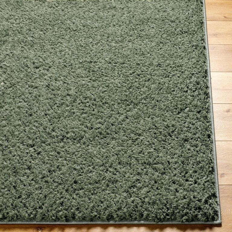 Moda Rug - High Pile Shaggy - Green - Sizes Available