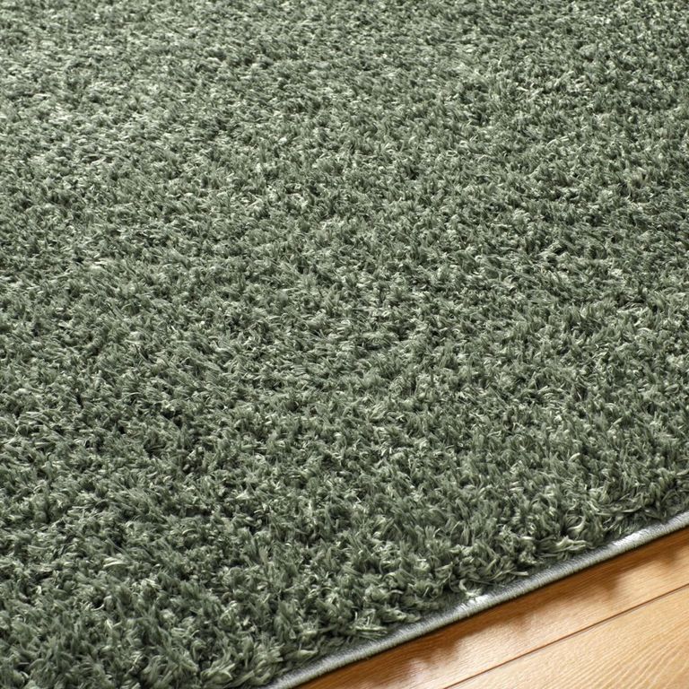 Moda Rug - High Pile Shaggy - Green - Sizes Available