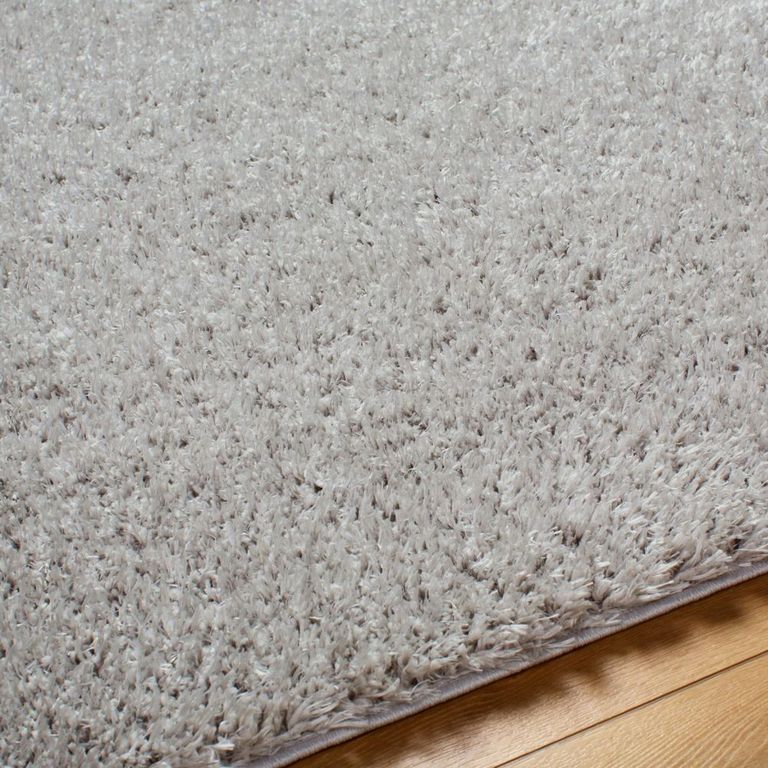 Moda Rug - High Pile Shaggy - Light Grey - Sizes Available
