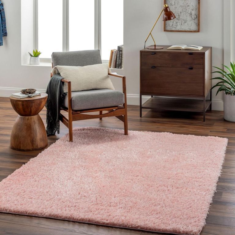 Moda Rug - High Pile Shaggy - Pink - Sizes Available