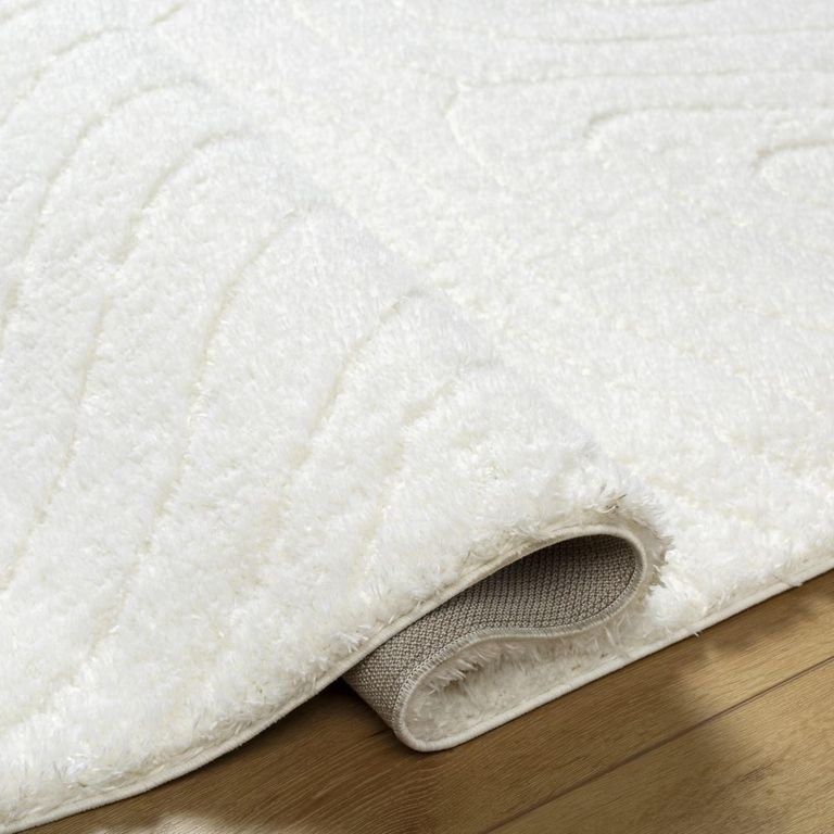 Nomadic Rug - Shaggy Modern Plush Pile - Beige - Sizes Available