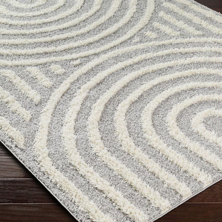 Rodos Rug - Modern Shaggy - RDO2330 - Light Slate - Sizes Available