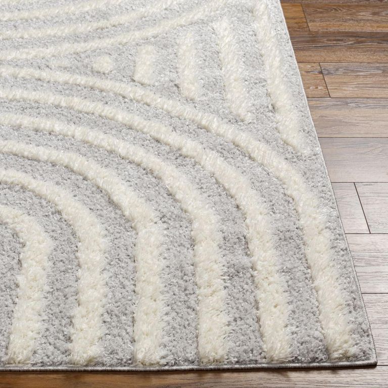 Rodos Rug - Modern Shaggy - RDO2330 - Light Slate - Sizes Available