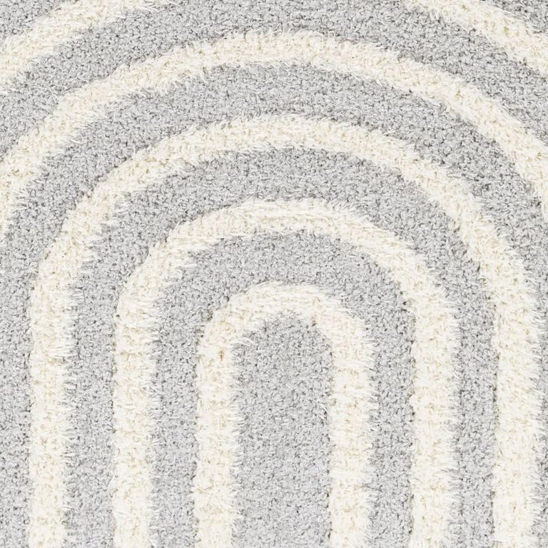 Rodos Rug - Modern Shaggy - RDO2330 - Light Slate - Sizes Available