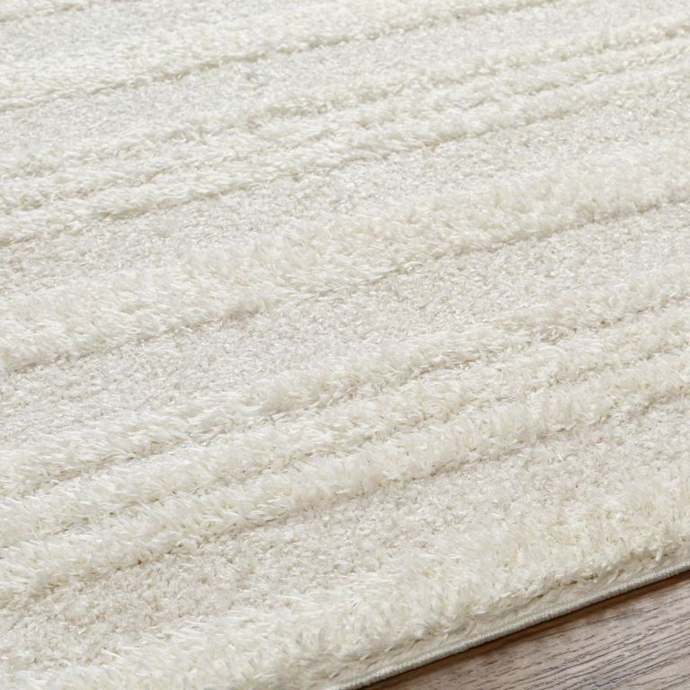 Rodos Rug - Modern Shaggy - RDO2318 - Beige - Sizes Available