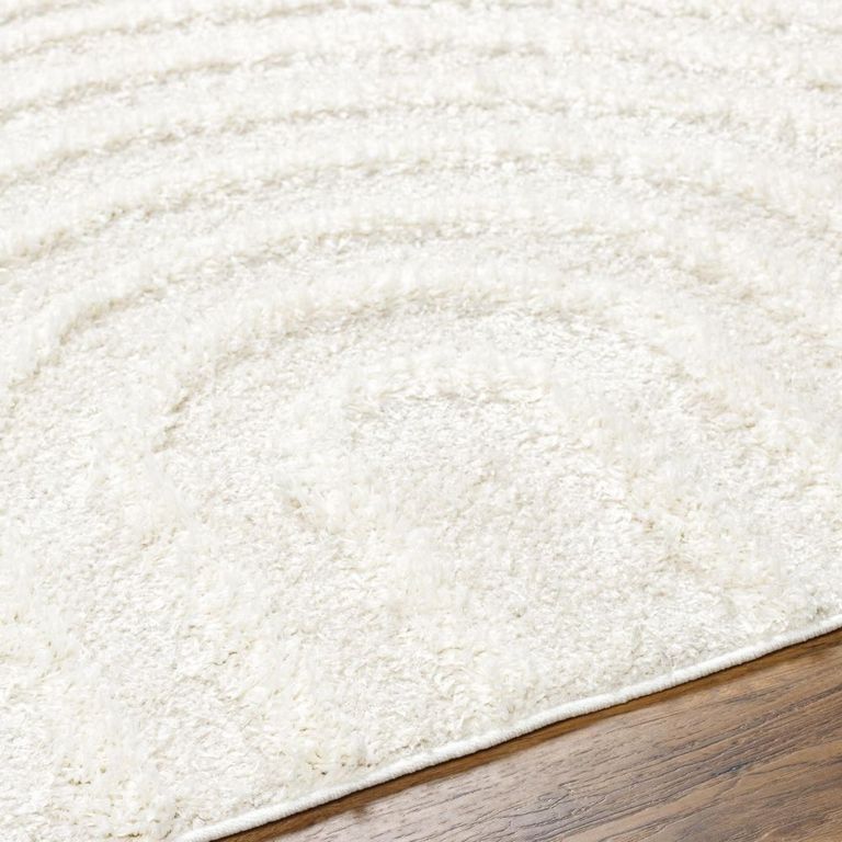 Rodos Rug - Modern Shaggy - RDO2328 - Beige - Sizes Available