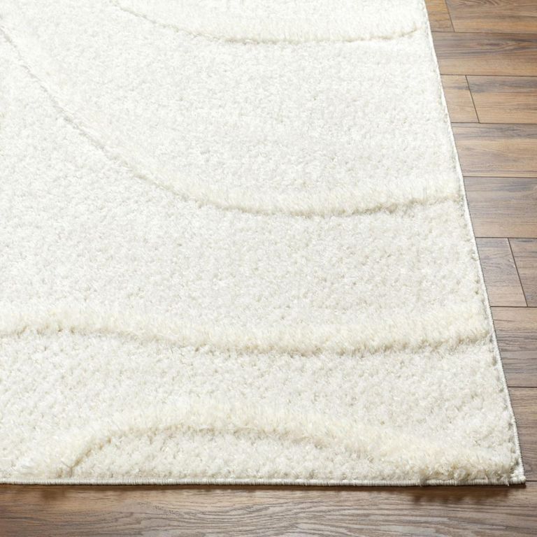 Rodos Rug - Modern Shaggy - RDO2341 - Beige - Sizes Available