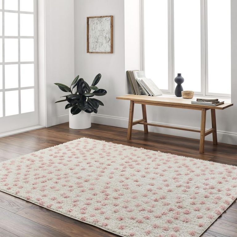 Rodos Rug - Modern Shaggy - RDO2349 - Beige - Sizes Available
