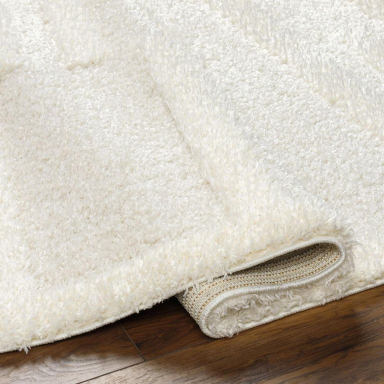Rodos Rug - Modern Shaggy - RDO2352 - Beige - Sizes Available