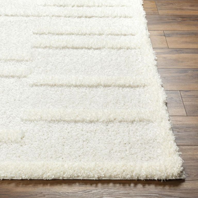 Rodos Rug - Modern Shaggy - RDO2352 - Beige - Sizes Available