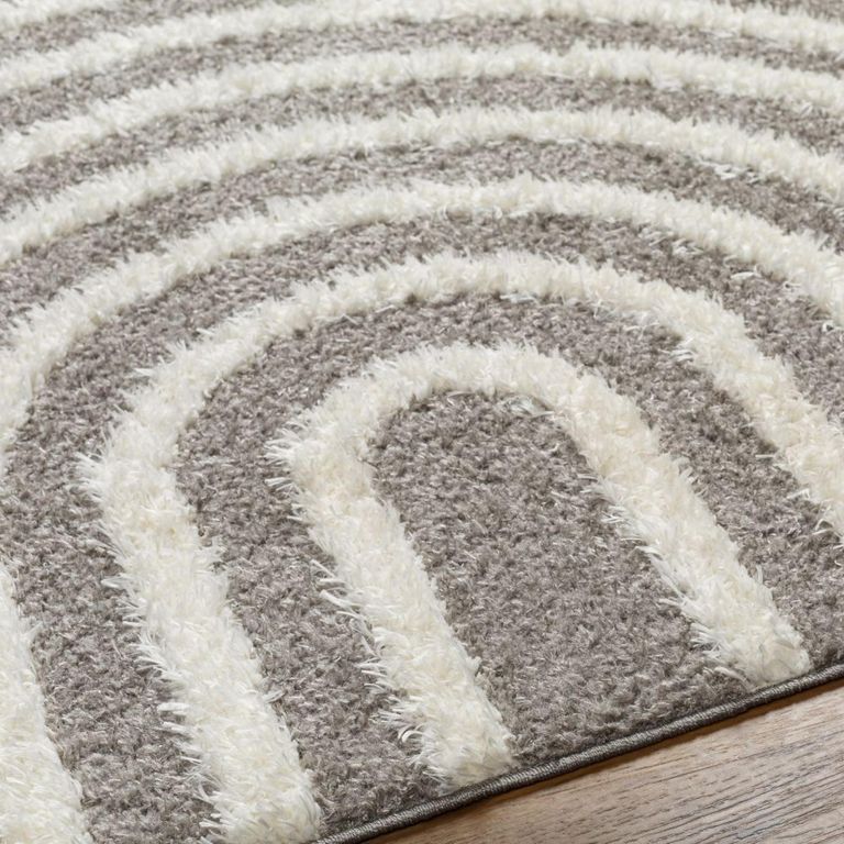 Rodos Rug - Modern Shaggy - Charcoal - Sizes Available