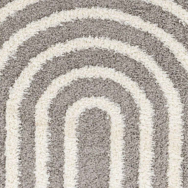 Rodos Rug - Modern Shaggy - Charcoal - Sizes Available
