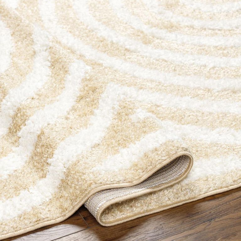 Rodos Rug - Modern Shaggy - RDO2331 - Mustard - Sizes Available