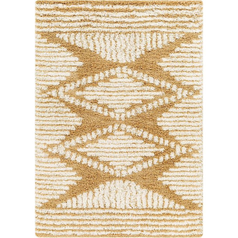 Urban Rug - Shaggy Modern Plush Pile - USG2327 - Brown - Sizes Available