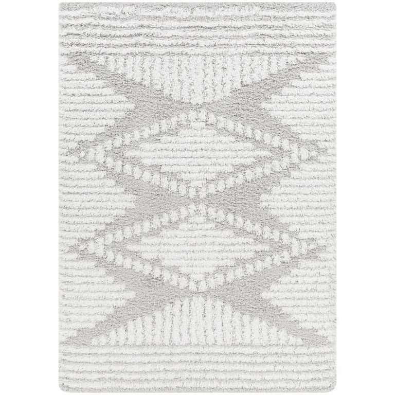 Urban Rug - Shaggy Modern Plush Pile - Grey - Sizes Available