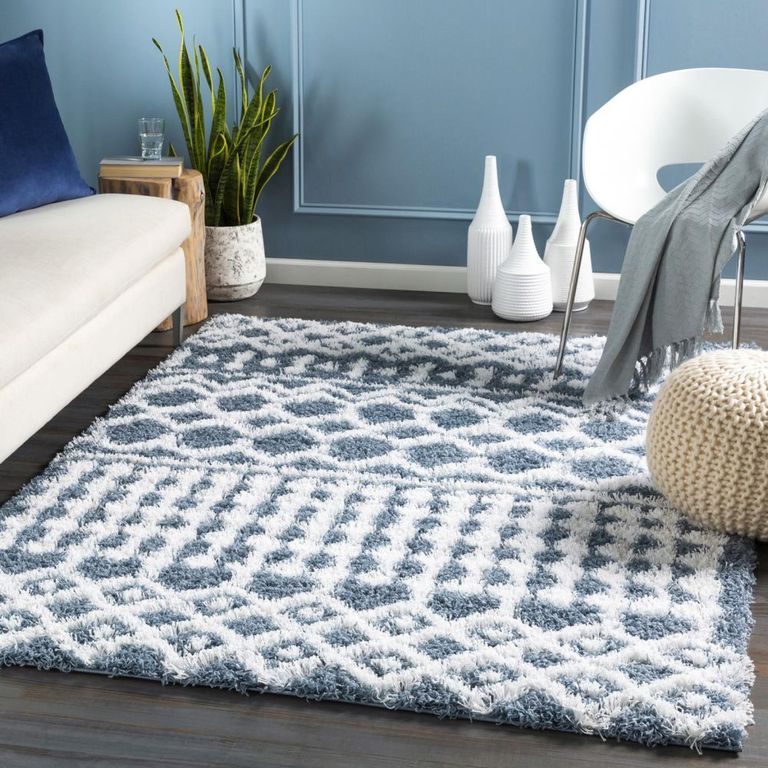 Urban Rug - Boho Shaggy - Denim Blue - Sizes Available