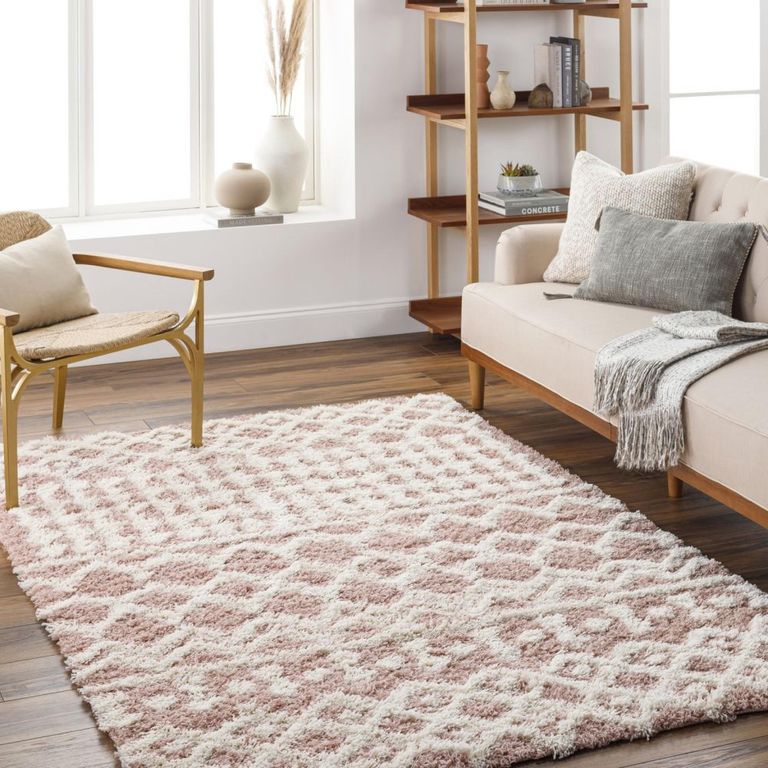 Urban Rug - Boho Shaggy - Dusty Pink - Sizes Available