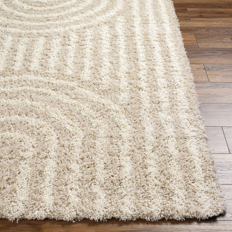 Urban Rug - Shaggy Modern Plush Pile - USG2315 - Beige - Sizes Available
