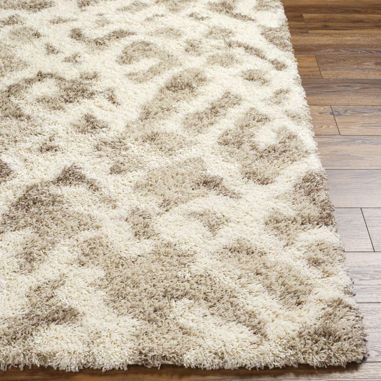 Urban Rug - Shaggy Modern Plush Pile - USG2323 - Beige - Sizes Available