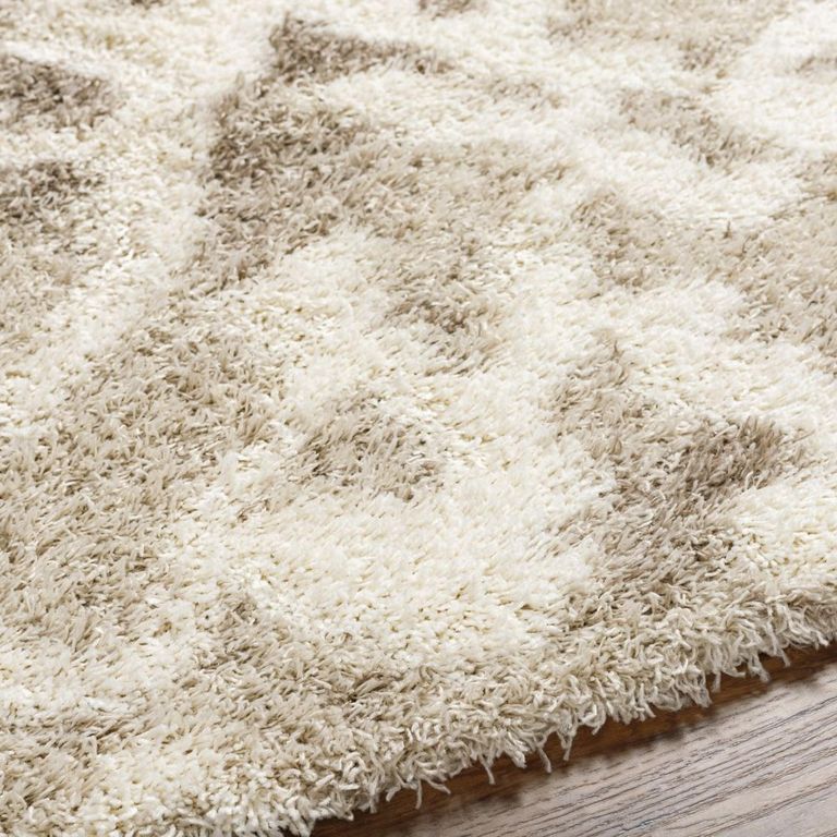 Urban Rug - Shaggy Modern Plush Pile - USG2323 - Beige - Sizes Available