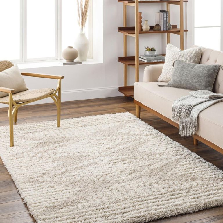 Urban Rug - Shaggy Modern Plush Pile - USG2326 - Beige - Sizes Available