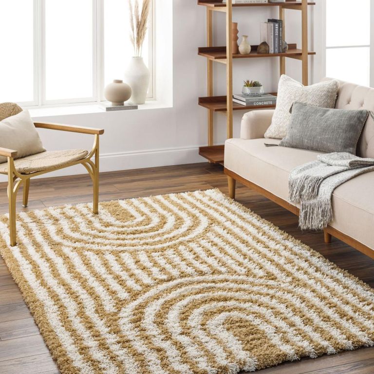 Urban Rug - Shaggy Modern Plush Pile - USG2316 - Brown - Sizes Available