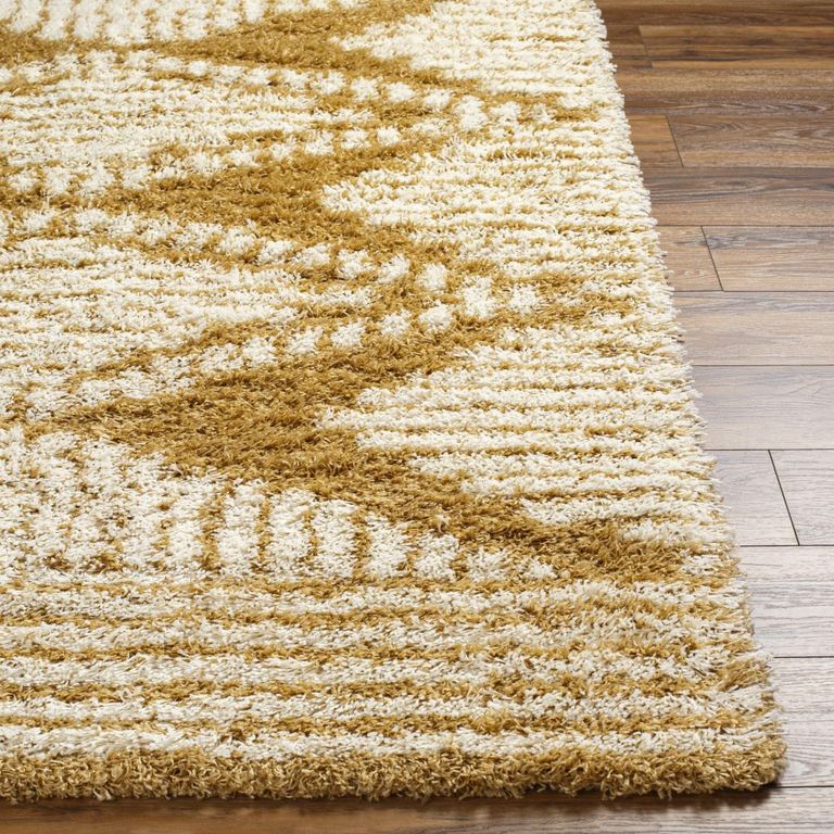 Urban Rug - Shaggy Modern Plush Pile - USG2327 - Brown - Sizes Available